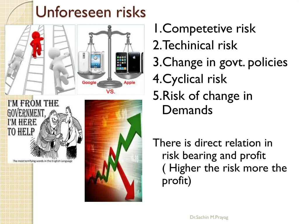 unforeseen risks