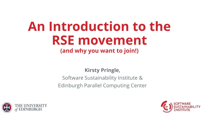 an introduction to the rse movement