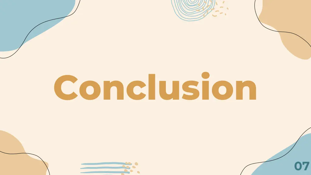 conclusion