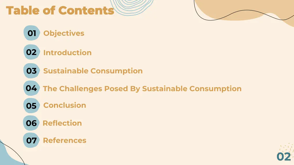 table of contents table of contents
