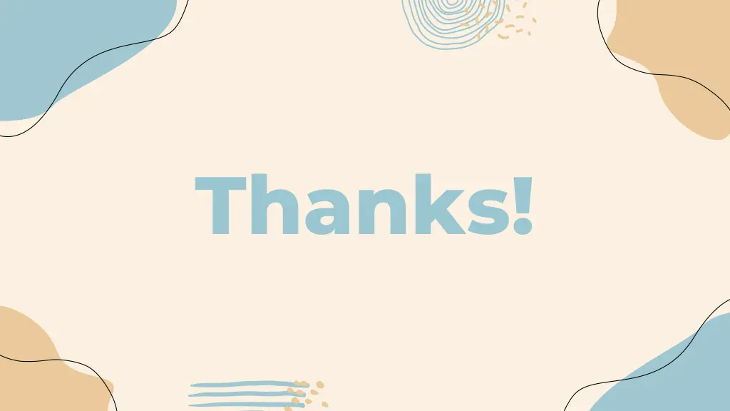thanks