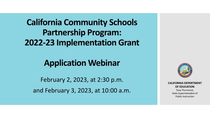 california community schools partnership program