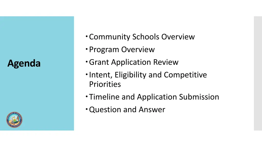 community schools overview program overview grant