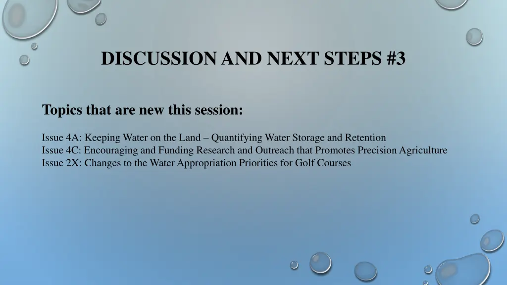 discussion and next steps 3