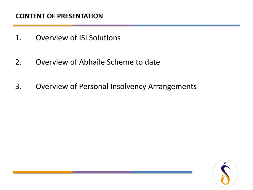 content of presentation