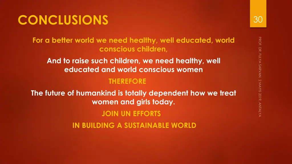 conclusions