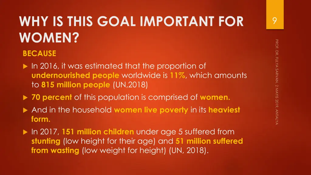 why is this goal important for women because 1