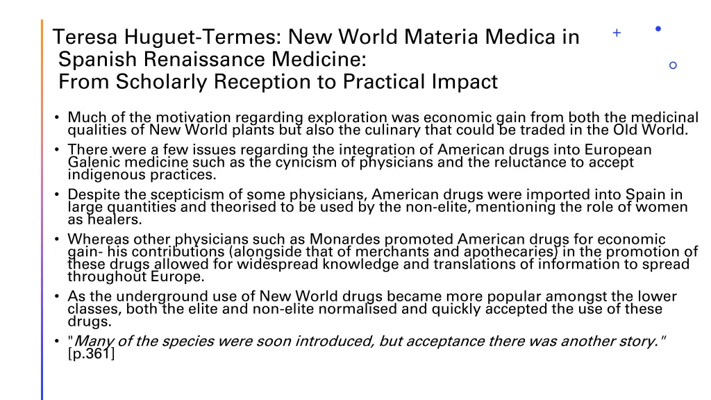 teresa huguet termes new world materia medica