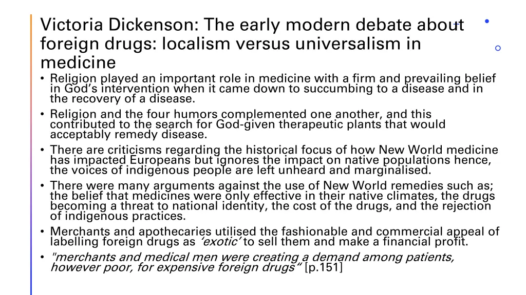victoria dickenson the early modern debate about