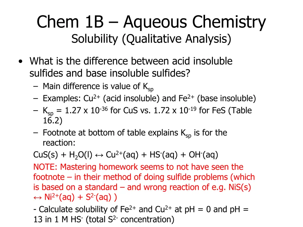 chem 1b aqueous chemistry solubility qualitative 1