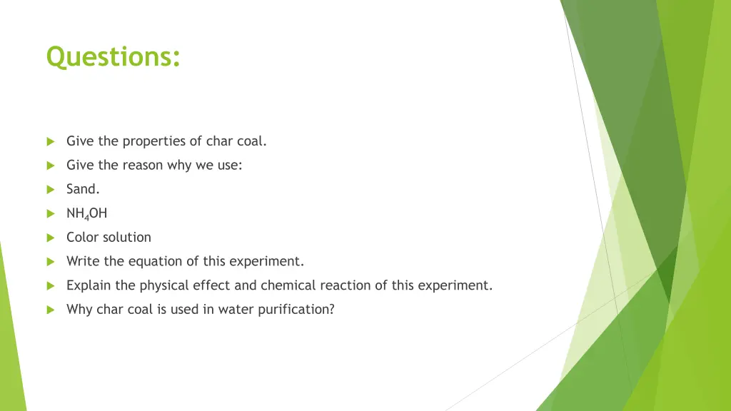 questions 1