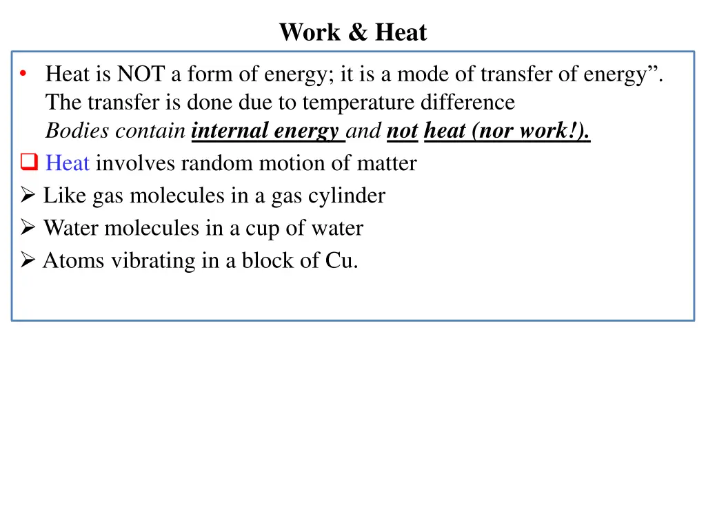 work heat 1