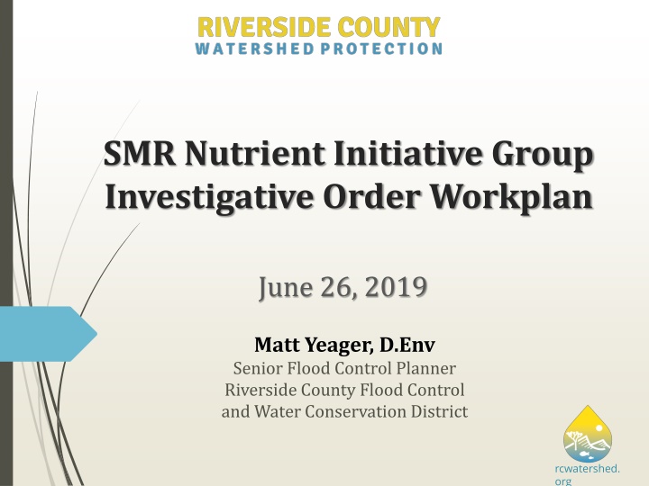smr nutrient initiative group investigative order