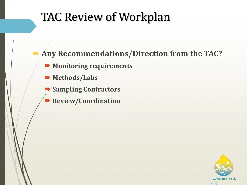tac review of workplan 2