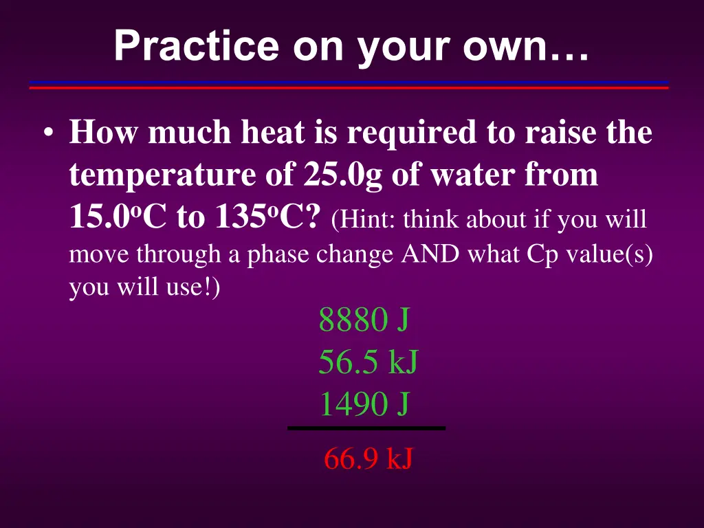 practice on your own 1
