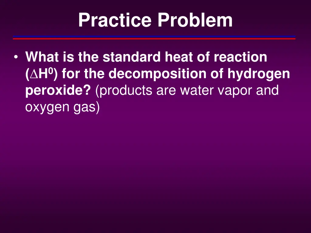 practice problem