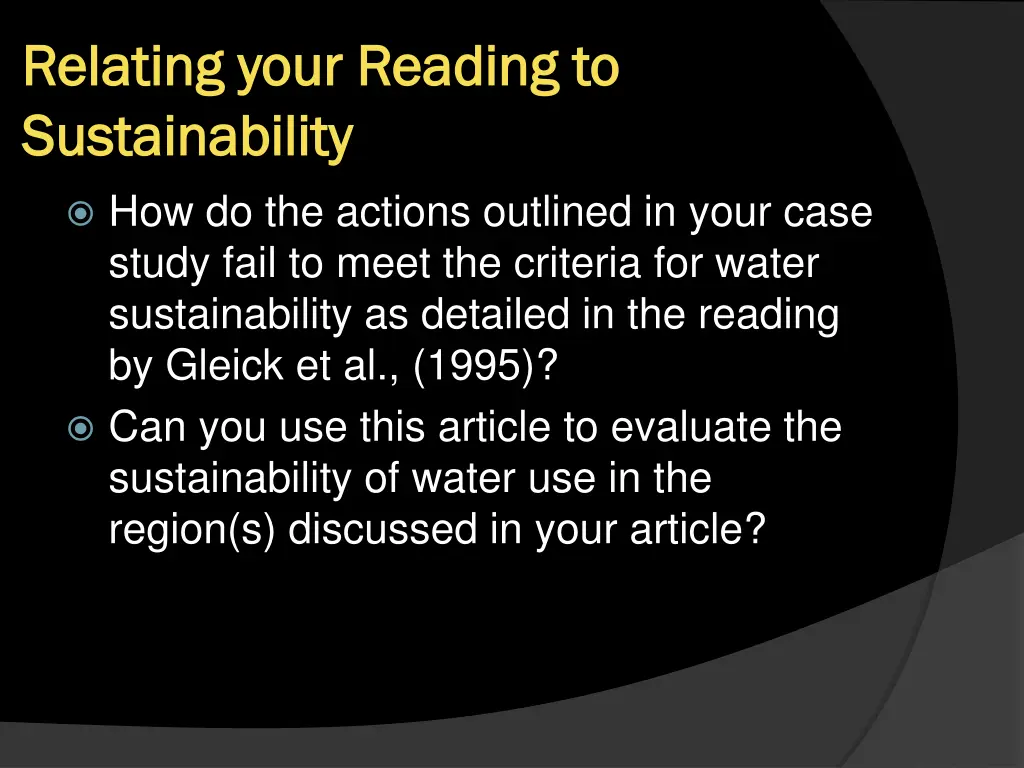 relating your reading to relating your reading