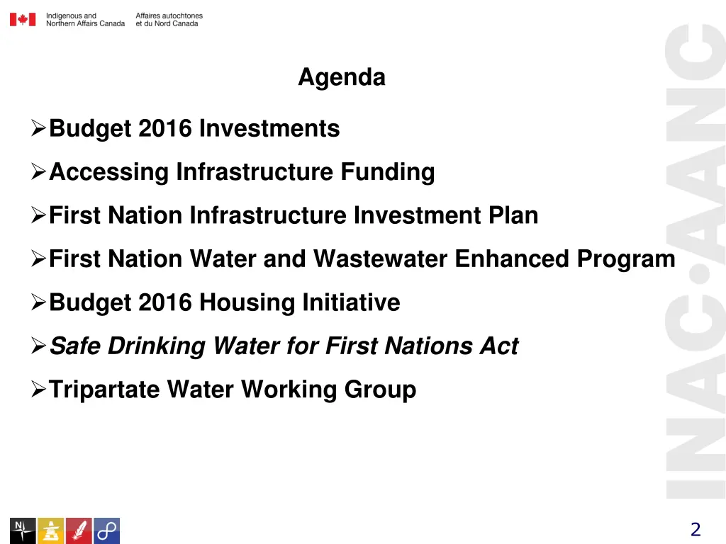 agenda