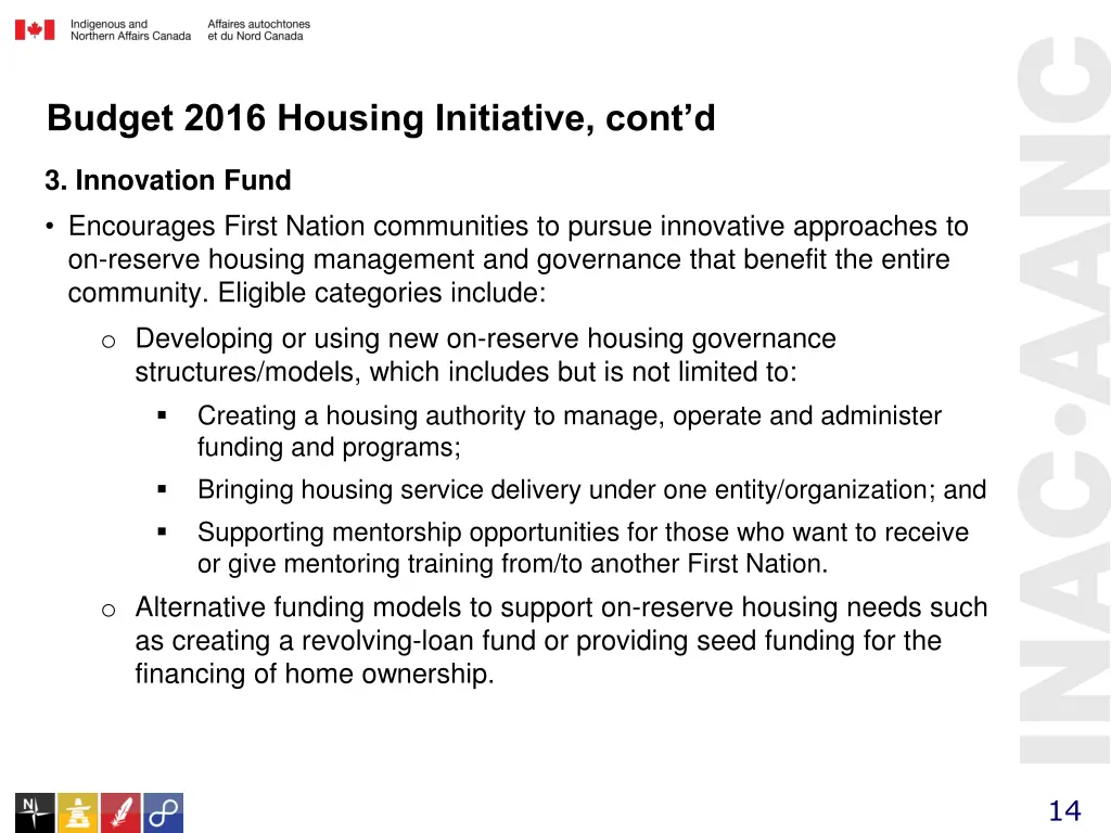budget 2016 housing initiative cont d 2