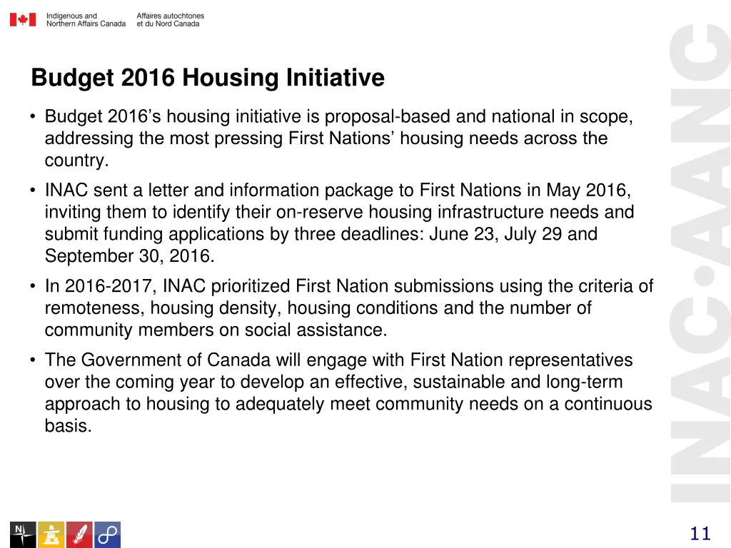 budget 2016 housing initiative