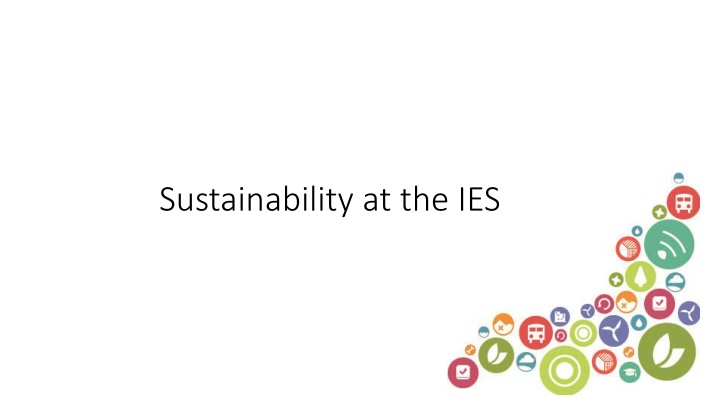 sustainability at the ies