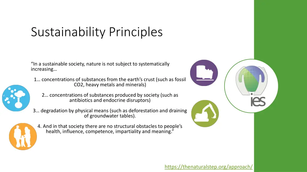 sustainability principles