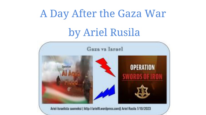 a day after the gaza war