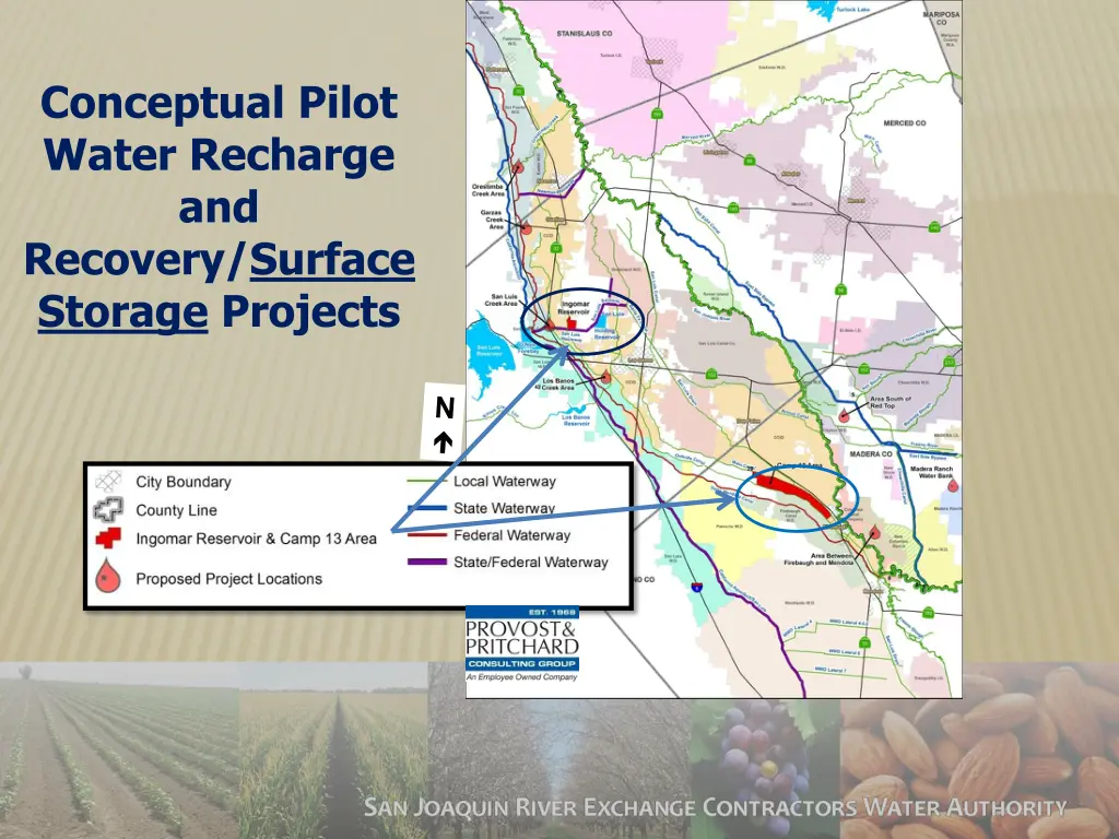 conceptual pilot water recharge and recovery