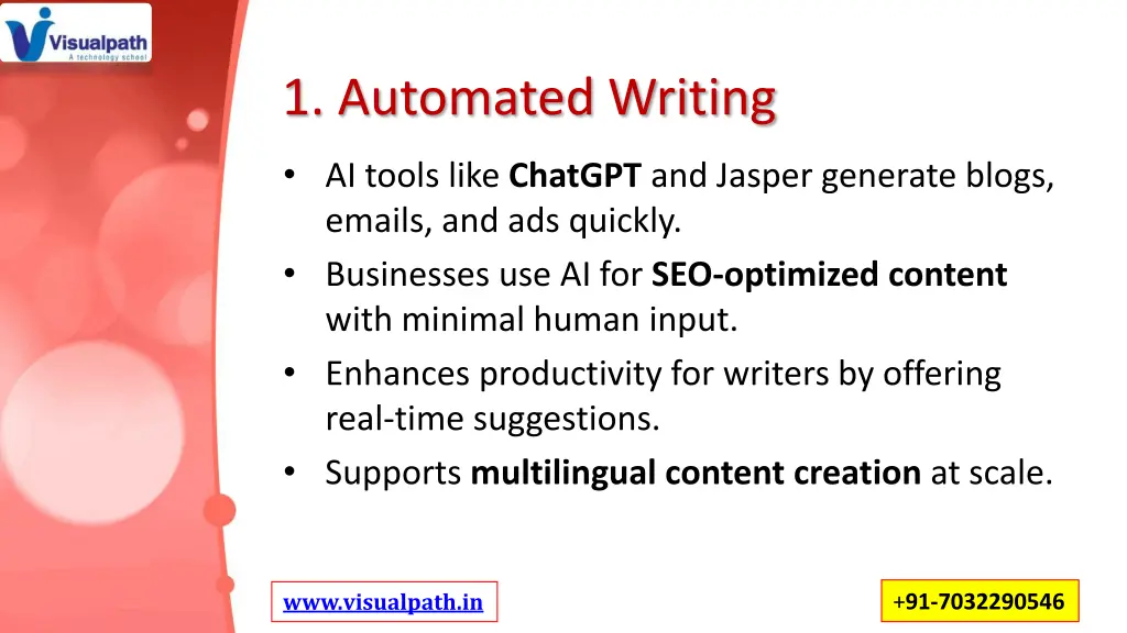 1 automated writing