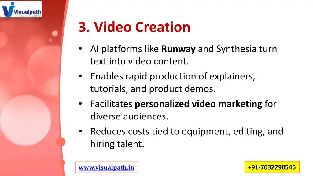 3 video creation