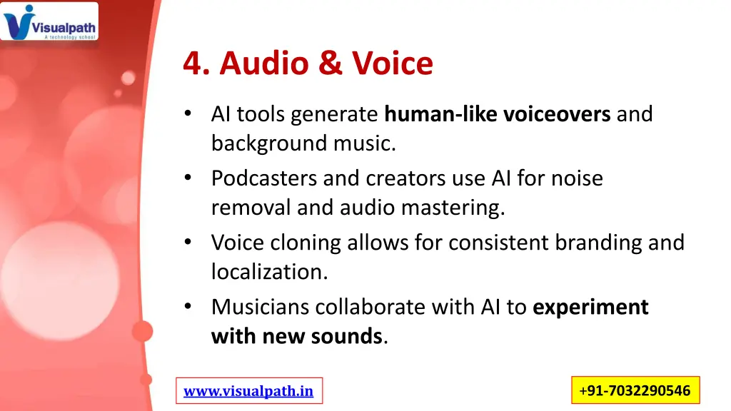 4 audio voice