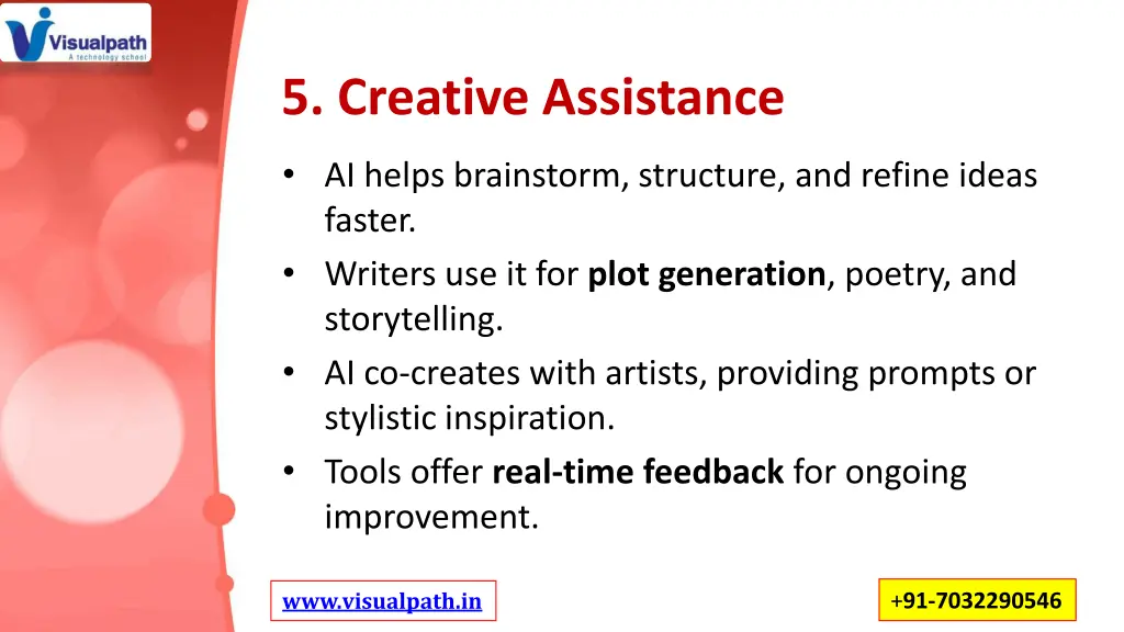 5 creative assistance