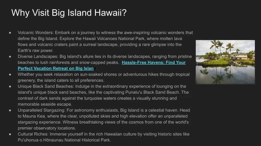 why visit big island hawaii