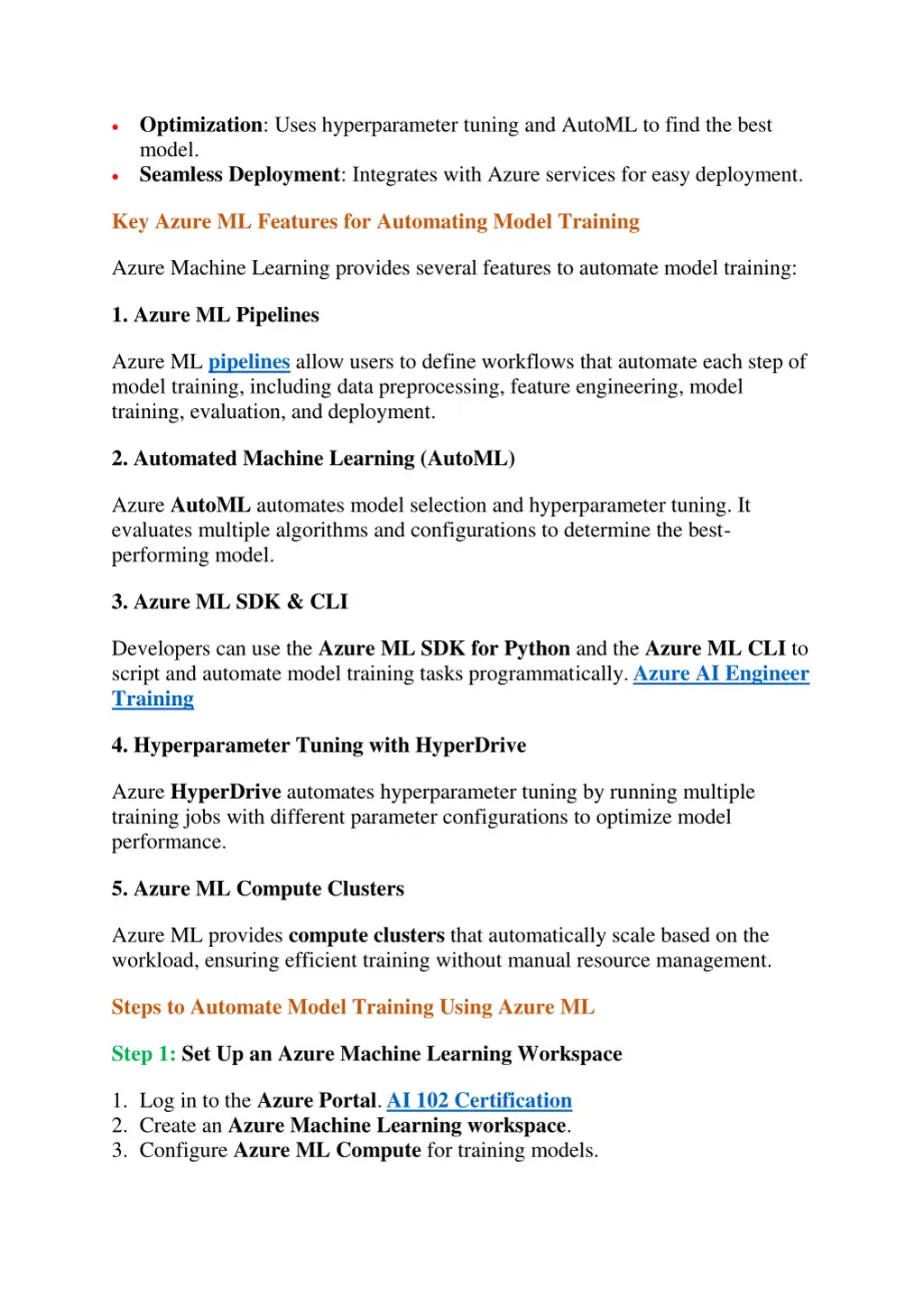 optimization uses hyperparameter tuning