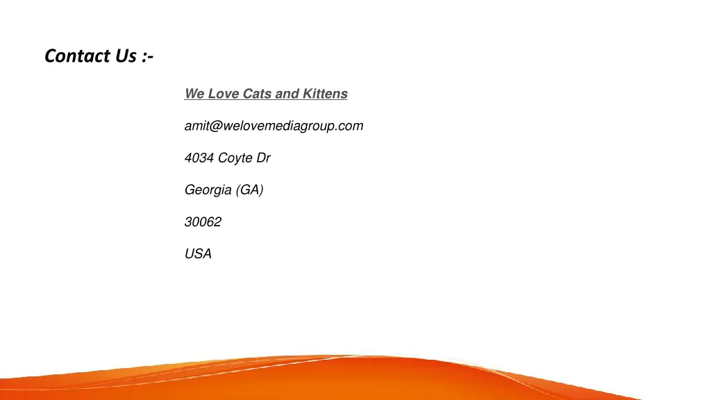 contact us