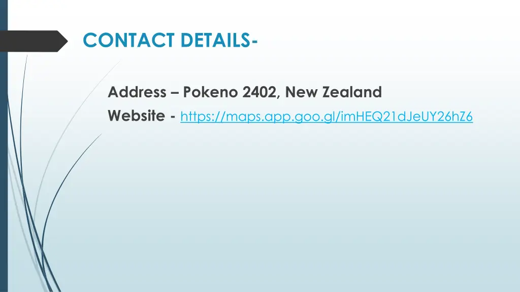 contact details
