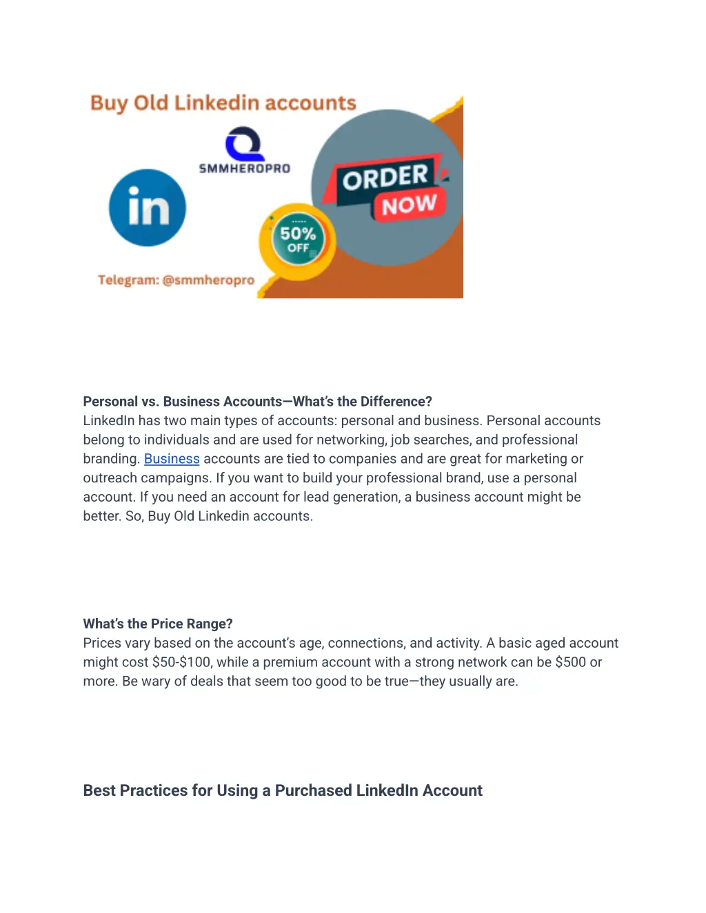 personal vs business accounts what