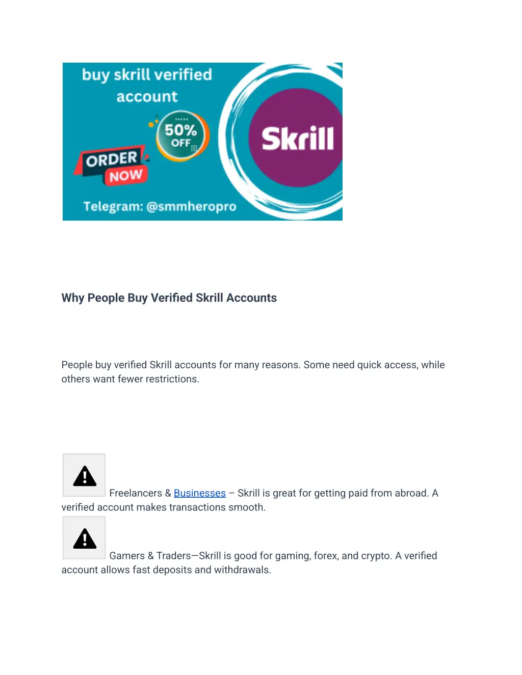 why people buy verified skrill accounts