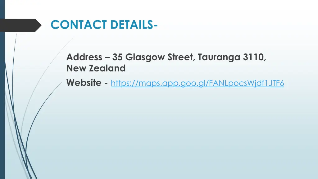 contact details