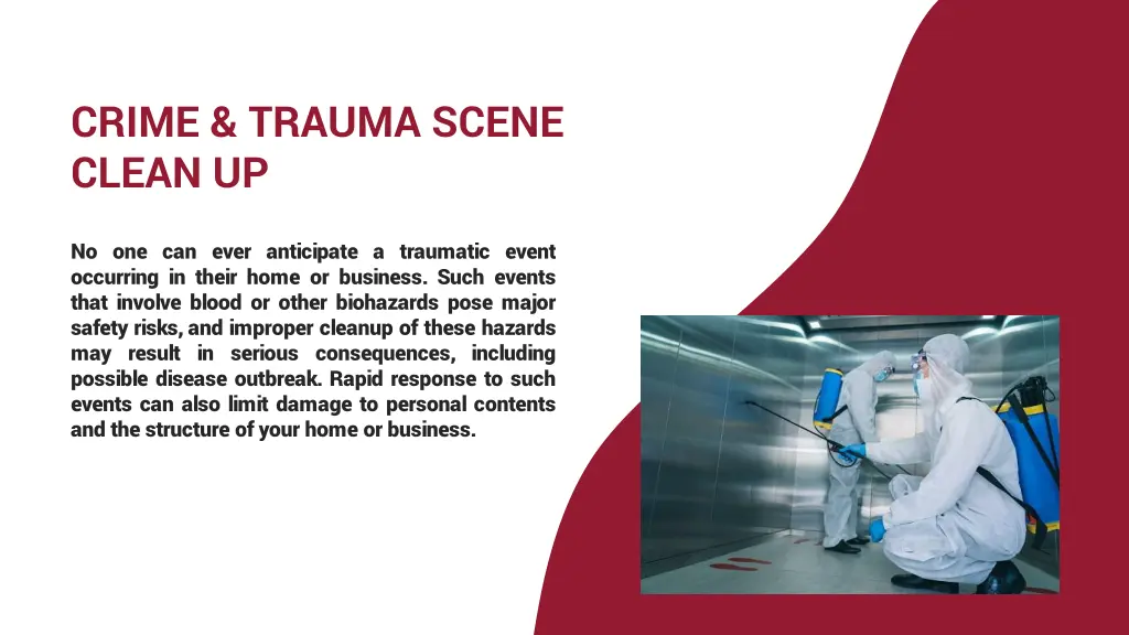crime trauma scene clean up