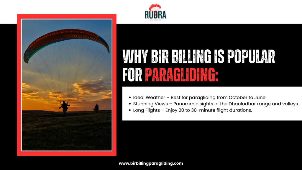 why bir billing is popular for paragliding