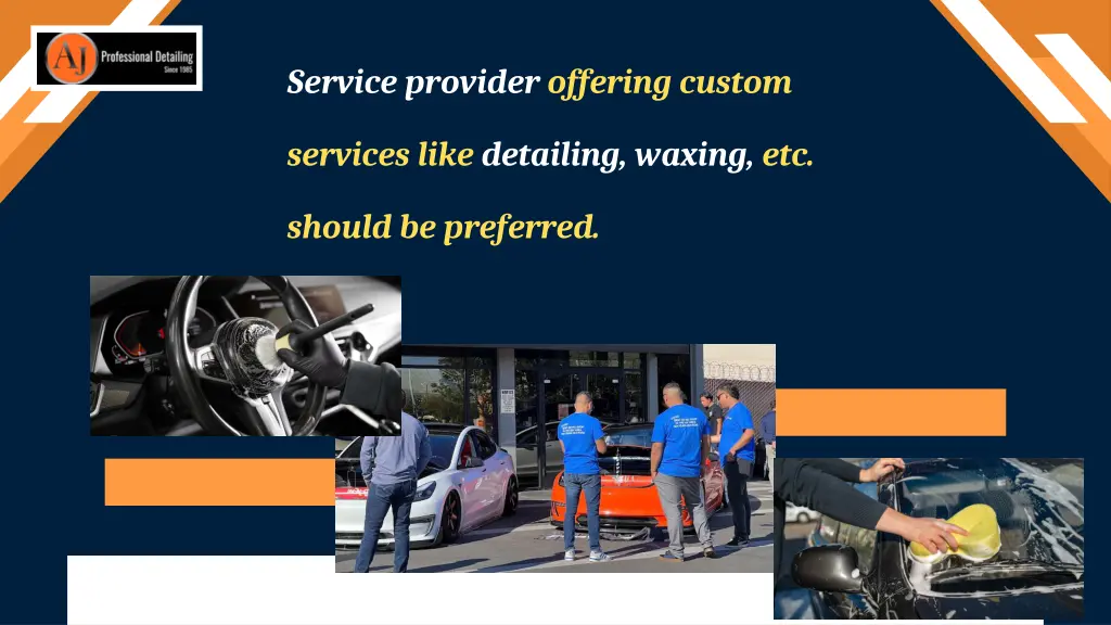 service provider offering custom