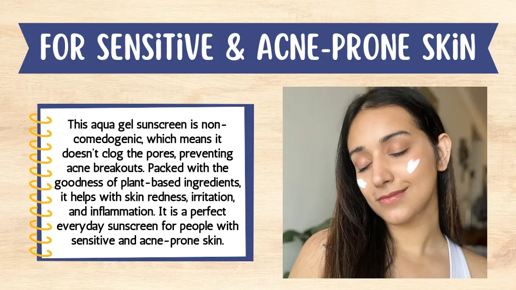 for sensitive acne prone skin