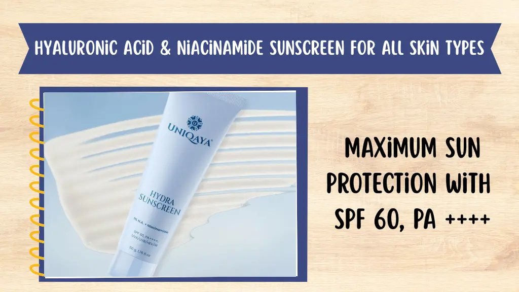 hyaluronic acid niacinamide sunscreen