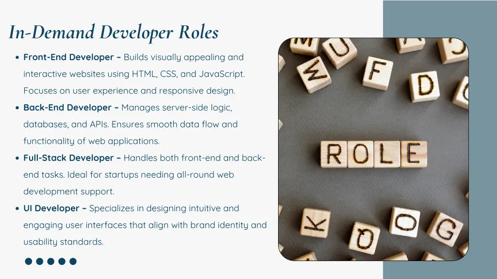 in demand developer roles