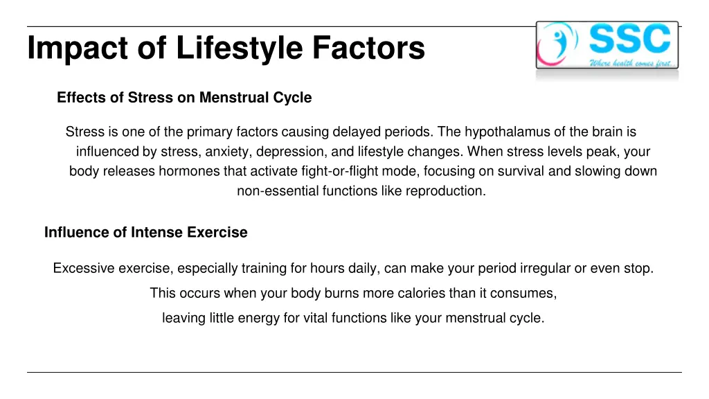 impact of lifestyle factors
