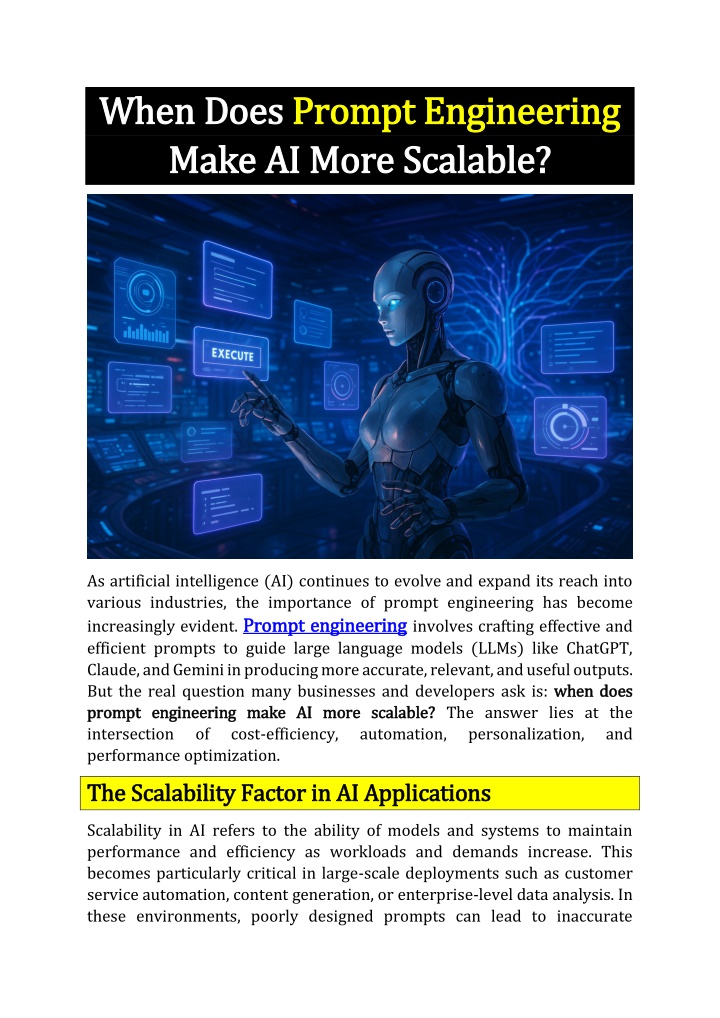 when does when does prompt engineering prompt