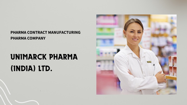 pharma contract manufacturing pharma company