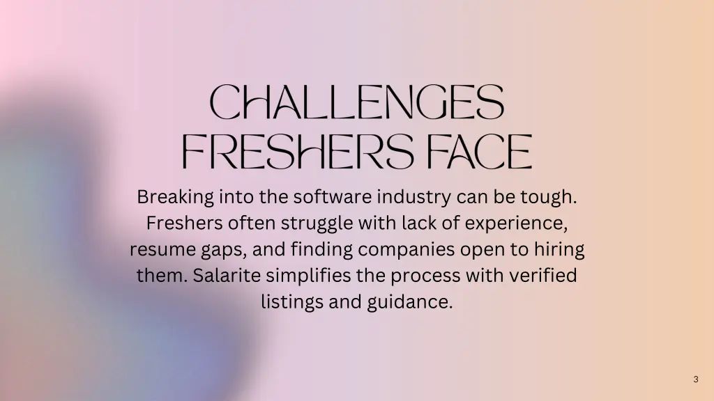 breaking into the software industry can be tough