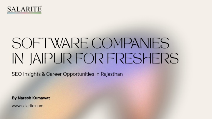 seo insights career opportunities in rajasthan